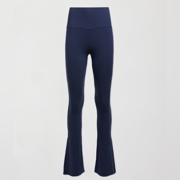 🧘🏻‍♀️Side Split Navy Bootcut Flare Leggings🧘🏻‍♀️ ~small - Picture 8 of 15